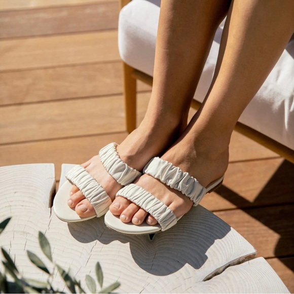 Jenni Kayne Shoes Jenni Kayne Leather Dune Sandal In Ivory Poshmark